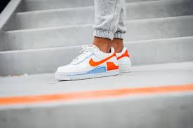 Nike air force 1 low shoes are perfect for casual style on the go. Nike Women S Air Force 1 Shadow Se Summit White Team Orange Cq9503 100