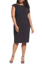 Free Shipping And Returns On Maggy London Lace Side Sheath Dress Plus Size At Nordstrom Com Destined To Be A Go To For Y Plus Size Dresses Lace Side Dresses