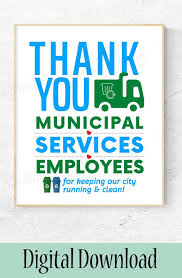 Thank You Municipal Services Employees Essential Workers Thank You Sign Frontline Worker Thank You Poster Essential Digital Download In 2020 Thank You Poster Thank You Sign Thank You