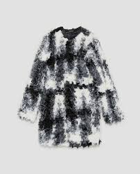Black And White Faux Fur Coat Nwt Zara Black White Two Tone Textured Faux Fur Coat Jacket Size S Ref 9320 228 Zara Basiccoat Casual Textured Jacket Fur Coat Faux Fur Coat