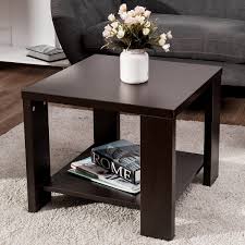 Tangkula End Table Modern Wood Square Living Room Furniture W Storage Shelf Mini Coffee Table More Details M Living Room Furniture Coffee Table Wood Square
