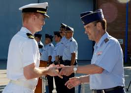File:US Navy 090626-N-XXXXG-004 Lt. Abram Stroot, left, receives the  Spanish Air Force Safety of Flight trophy from Chief of Staff of the  Spanish Armed Forces Gen. Jose Julio Rodriguez Fernandez.jpg - Wikimedia