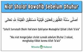 Sholat Rawatib Bacaan Niat Doa Tata Cara Dan Keutamaannya