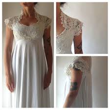 1960 S Lace And Jersey Knit Wedding Gown Wedding Dresses Lace 50th Wedding Anniversary Party Sheath Wedding Dress