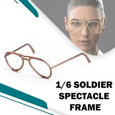 Spectacle Frames Multi -funcional Suministro de gafas pequeñas Suministros  de metal Marco de gafas para niños MARCO For Doll Puppet Shop Rose Rojo  Inevent FN001565-03