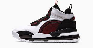 Air Jordan 1 High React Black White Gym Red Jordan Aerospace 720 White Gym Red Black In 2020 Jordans Black And Red High Top Jordans