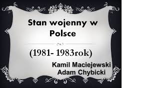 Stan wojenny został wprowadzony 13 grudnia 1981 roku na terenie całej polski. Prezentacja Stan Wojenny W Polsce Edukator Pl