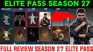 Every season in free fire consists of an elite pass and a free pass. Free Fire Season 27 Elite Pass Details Free Fire Season 27 Elite Pass Review Youtube