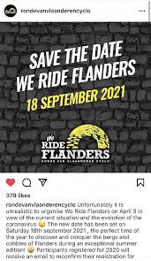 Live stream & 4k live video hd free for enjoy full game. Tour Of Flanders Sportive Postponed Until September 2021 Sportive Com