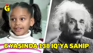 6 yaşında kız, Einstein ile aynı IQ düzeyine sahip