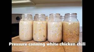 Easy chicken chili recipe i actually found this recipe on a peelie sticker i found on the top of the can if you can believe that. Pressure Canning White Chicken Chili Youtube