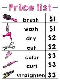 Hair Dresser Dramatic Play Dramatic Play Dramatic Play Preschool Dramatic Play Printables
