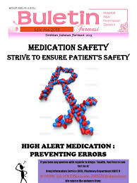 Example of medication errors involving high alert medication. Buletin Farmasi Hrpz Dose Biochemistry Chemistry