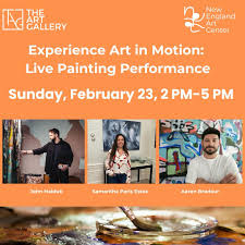 Experience the thrill of creativity in action at TAG Gallery's Live  Painting Performance! Watch as talented TAG artist members Samantha Paris  Estes, Aaron Brodeur, and John Haiduk bring their artistic visions to