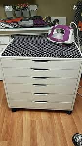 Alex Drawer Unit On Casters White 26 3 8x26 Ikea In 2020 Craft Storage Furniture Sewing Room Ideas Spaces Craft Room Design
