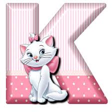 Buchstabe Letter K Disney Letters Marie Cat Alphabet