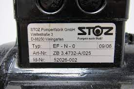 STOZ STOZ EF-N-0 Motor Driven Pump | Bullseye Industrial Sales
