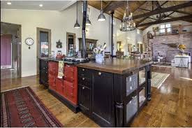 Make the most of your island by choosing a version with shelves, cabinets, or drawers within the base. Pin By Jennifer Mclaughlin On Kitchen Ideas Aga Kitchen Industrial Kitchen Design Industrial Style Kitchen