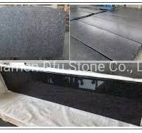 Granito preto puro natural personalizado para o revestimento ...
