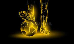 Zowel bij de bond als op clubniveau zitten er te weinig mensen met een voetbalachtergrond. Achtergrond Van Het Voetbal De Gele Neon Vector Illustratie Illustration Of Schop Liga 114193799