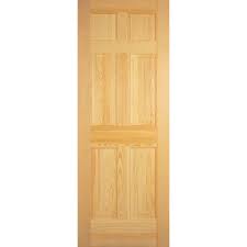 Elegant, wood panel doors wood panel doors with true stile and. Builders Choice 24 In X 80 In 6 Panel Clear Pine Interior Door Slab Hdcp6620 The Home Depot In 2021 Doors Interior Prehung Interior Doors Clear Pine Doors
