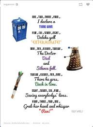 2 To The 1 To The 1 To The 3 Meme Lyrics 1 2 3 4 I Declare A Time War Doctor Who Doctor Who Party Doctor Who Memes