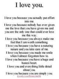 I Love You Because Romantic Quotes Be Yourself Quotes Missing Quotes