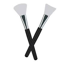 lormay 2 pcs premium quality silicone face mask brush for facials mud clay mask diy modeling mask body lotion a face mask brush clay masks cc cream