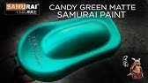 Tosca Green Metallic Samurai Paint Cara Mudah Membuat Warna Solid Menjadi Metallic Youtube