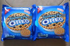 Nabisco Oreo Blueberry Pie Sandwich Cookie Limited Edition Two 10 7 Oz Pkgs Nabisco Nabisco Oreo Oreo Junk Food Snacks