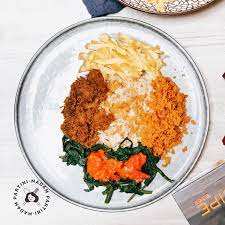 Liwet Rice With Beef Rendang In 2021 Kangkung
