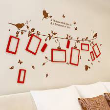 Memajang foto orang yang dicintai akan menambah kesan positif dalam kamar tidur anda. Bingkai Foto Relief Kombinasi Stiker Dinding Kamar Tidur Latar Belakang Cermin Akrilik Stiker Dinding Rumah Seni Diy Dekorasi Dinding Wall Sticker Diy Stickerswall Stickers Bedroom Aliexpress