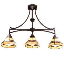 These 17 ideas are perfect for inspirations. Hampton Bay Addison 3 Light Oil Rubbed Bronze Kitchen Island Light With Tiffany Style Stained Glass Shades 14789 The Home Depot