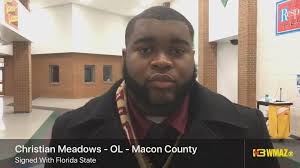 Macon County's Meadows signs with Florida State