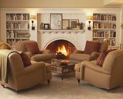 A Nice Comfortable Living Room For A Winter S Chat A Social Room Rather Than A Tv Room Living Room Warm Living Room Decor Cozy Brown Living Room