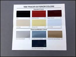 Image result for Light Beige 1988 Tracer