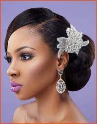 43 Black Wedding Hairstyles For Black Women In 2021 Bride Hairstyles Wavy Wedding Hair Black Wedding Hairstyles
