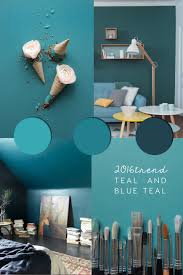 This bold, approachable shade of dreamy blue is a top paint color trend to use in entire rooms or just one accent wall. Teal Paint Interior Trend Italianbark Interior Design Blog
