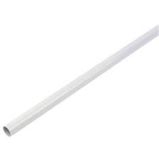 Smith Locke Round Wardrobe Rail White 1219 X 25mm Round Oval Wardrobe Rails Screwfix Com