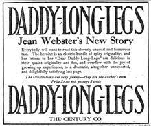Nope, the book isn't about a pholcidae spider. Daddy Long Legs Novel Wikipedia