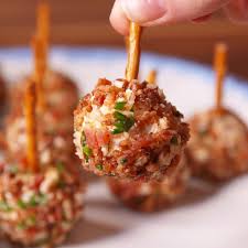 These Cheese Ball Bites Are The Life Of Any Party Recipe Cheese Ball Bites Recipe Yummy Appetizers Recipes