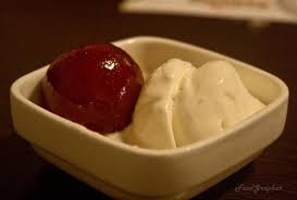 Gulab Jamun And Vanilla Ice Cream Combination Try It Today Celebration Desserts Gulab Jamun Ice Cream
