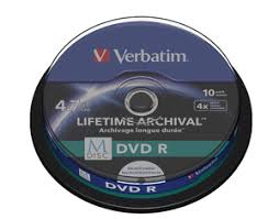 Verbatim Mdisc Lifetime Archival Dvd R 10 Pack Spindle