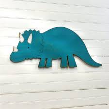 Dinosaur Nursery Art Baby Dino Wall Art Wooden Triceratops Etsy Dinosaur Nursery Art Kids Bathroom Wall Art Dinosaur Nursery Decor