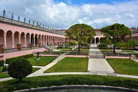 With funds raised by the university, a new visitor's center, featuring a museum about the circus, was added to the large. Courtyard Inside The Ringling Museum Of Art In Sarasota Florida Encircle Photos