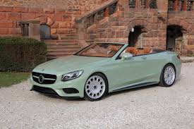 Carlsson Gives Merc S S Class Cabriolet A Minty Shade And Calls It Diospyros Carscoops Mercedes Benz S550 Mercedes Benz Mercedes