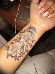 Jasmine flower tattoo on wrist. Photo Jasmine Flower Tattoo18 06 2019 006 Tattoo Tatufoto Com Tattoovalue Net