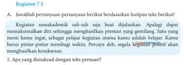 Admin mengumpulkan dari berbagi sumber terkait jawaban buk… Jawaban Bahasa Indonesia Kelas 8 Kegiatan 7 1 Hal 178 179 Tunjukkanlah Sekurang Kurangnya Dua Cuplikan Jagotutorial