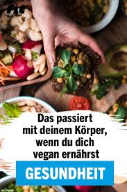 Gesundheit Das Passiert Mit Deinem Korper Wenn Du Dich Vegan Ernahrst Fit For Fun Vegan Ernahren Vegan Ernahrung Und Diat