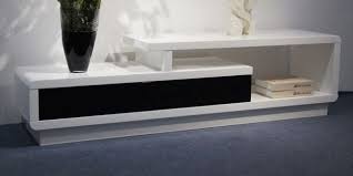 Modern Mdf 2 Push Drawer Tv Stand Unit White 1 7m Modern Tv Units White Tv Stands Tv Stand Unit